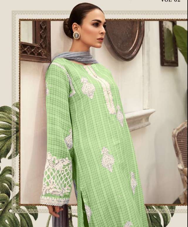 Buy Maria B Eid Collection Vol 2 Kaara Wholesale Supplier Online Designer Net Salwar Suit