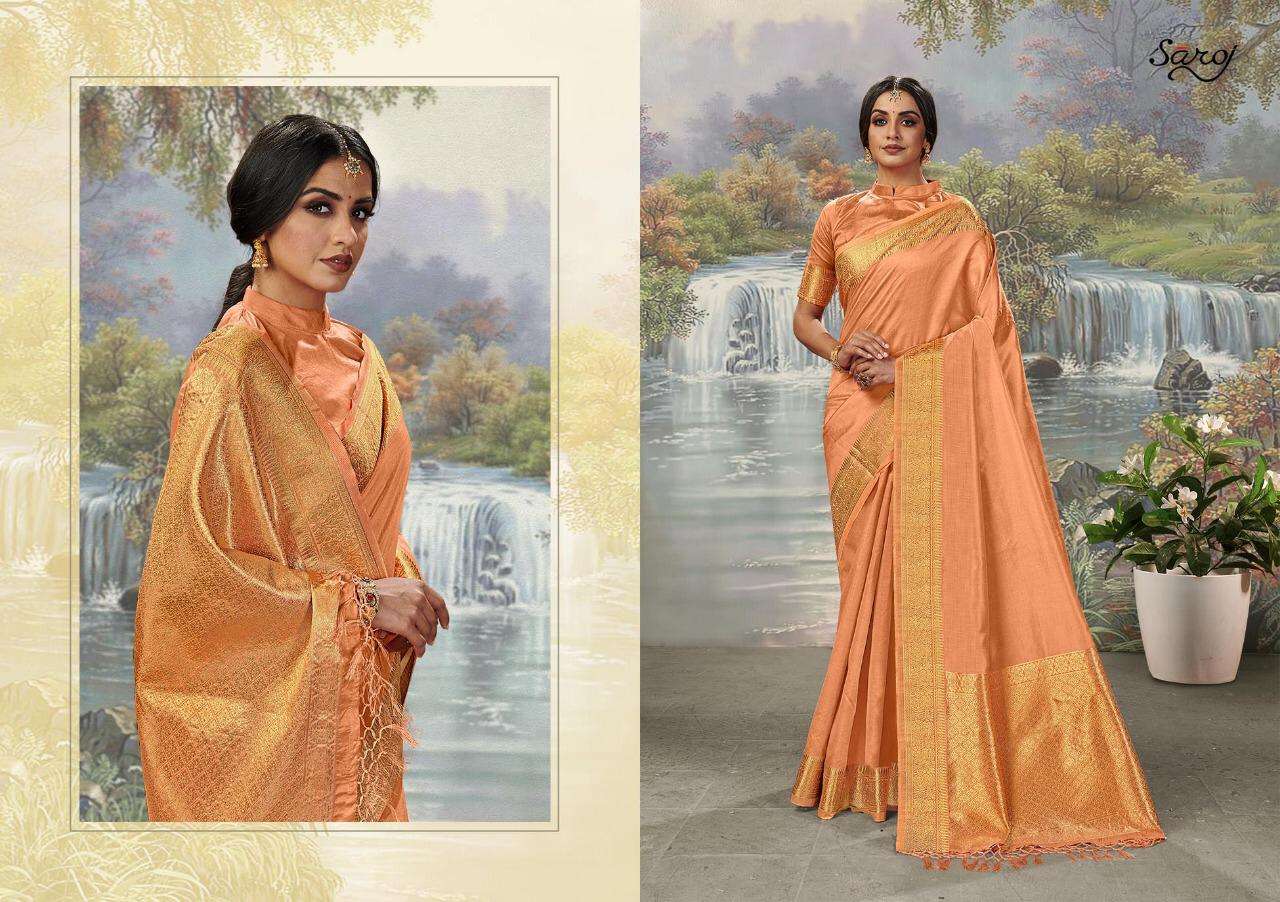 Buy Sumitra Saroj Online Wholesale Supplier Designer Cotton Silk Saree