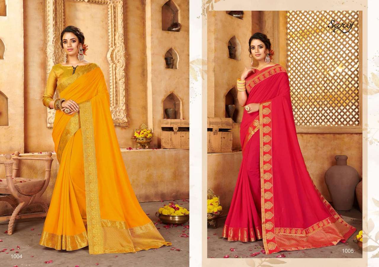 Buy Tabassum Saroj Wholesale Â Online Designer Vichitra Silk Saree