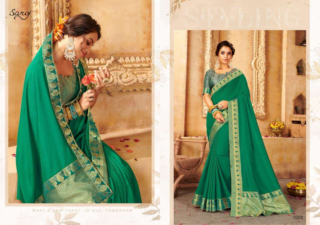 Buy Tabassum Saroj Wholesale Â Online Designer Vichitra Silk Saree