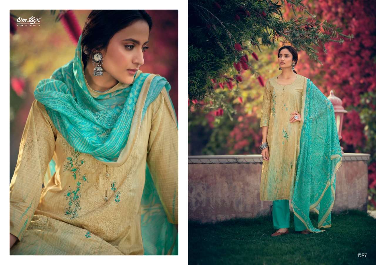 Buy Azra Omtex Wholesale Supplier Online Designer Lawn Cotton Salwar Suit