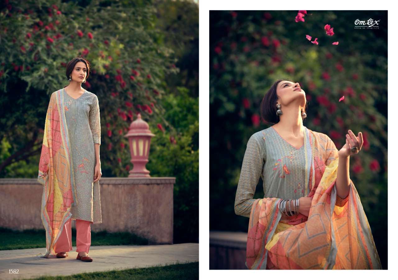 Buy Azra Omtex Wholesale Supplier Online Designer Lawn Cotton Salwar Suit