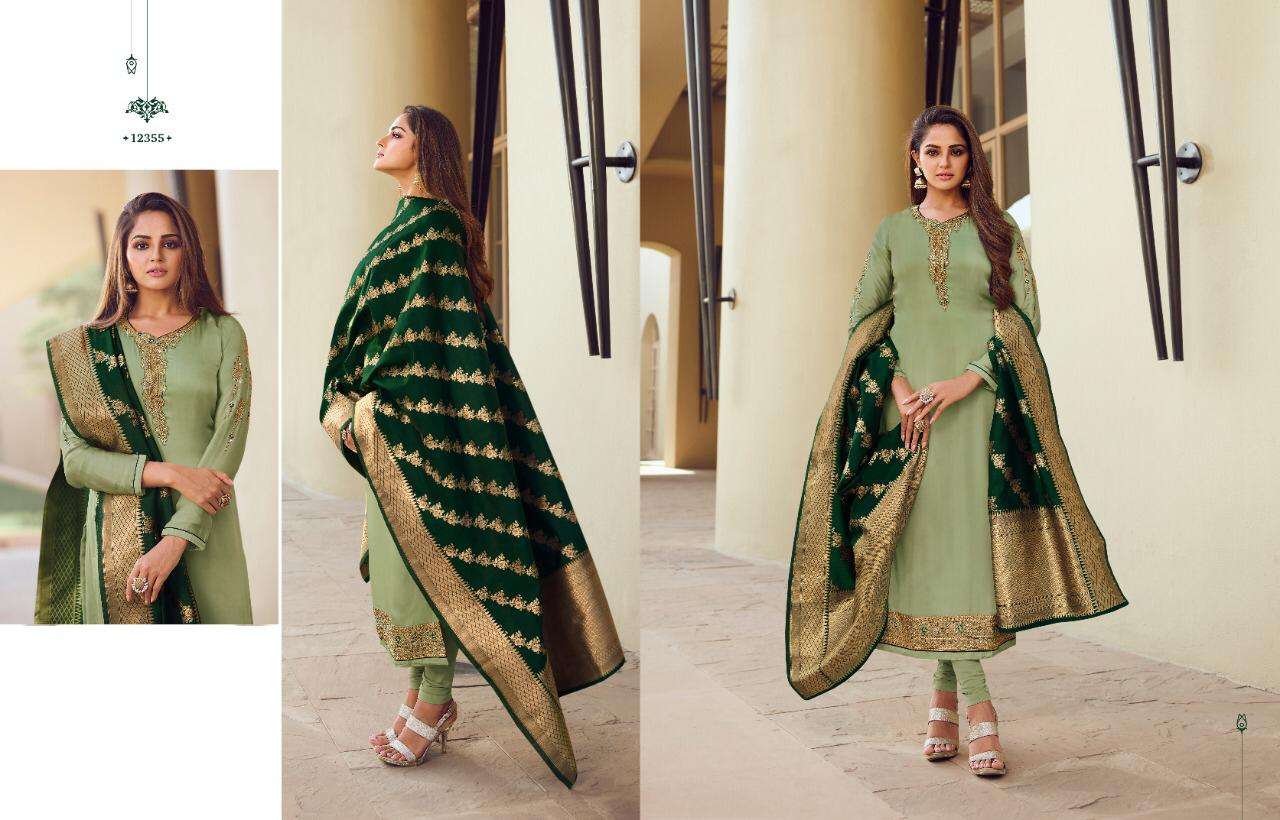 Buy Banarasi Vol 10 Zisa Wholesale Supplier Online Designer Satin Georgette Salwar Suit