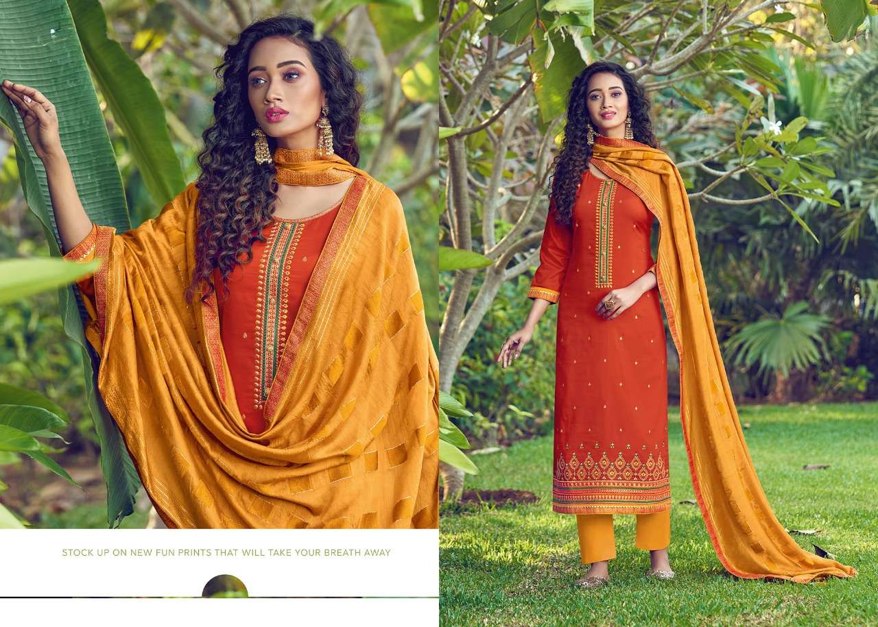 Buy Gunjan Kessi Wholesale Supplier Online Designer Satin Cotton Salwar Suit