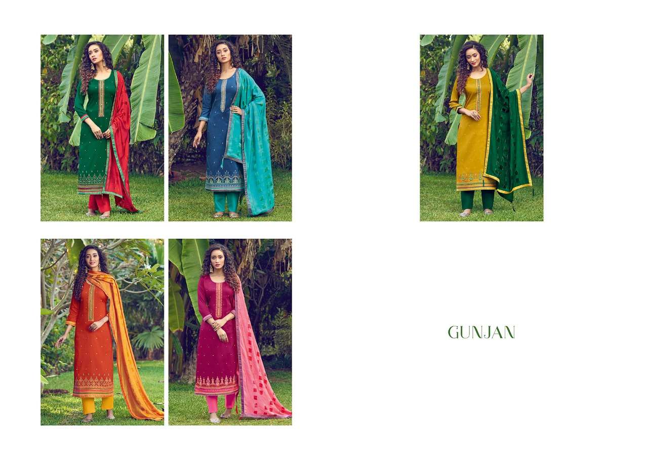 Buy Gunjan Kessi Wholesale Supplier Online Designer Satin Cotton Salwar Suit