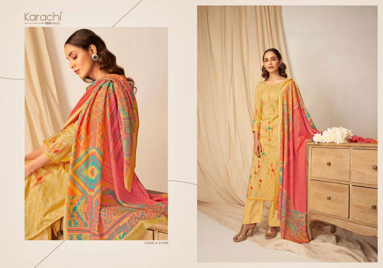 Buy Ikat Karachi Wholesale Supplier Online Designer Lawn Cotton Salwar Suit