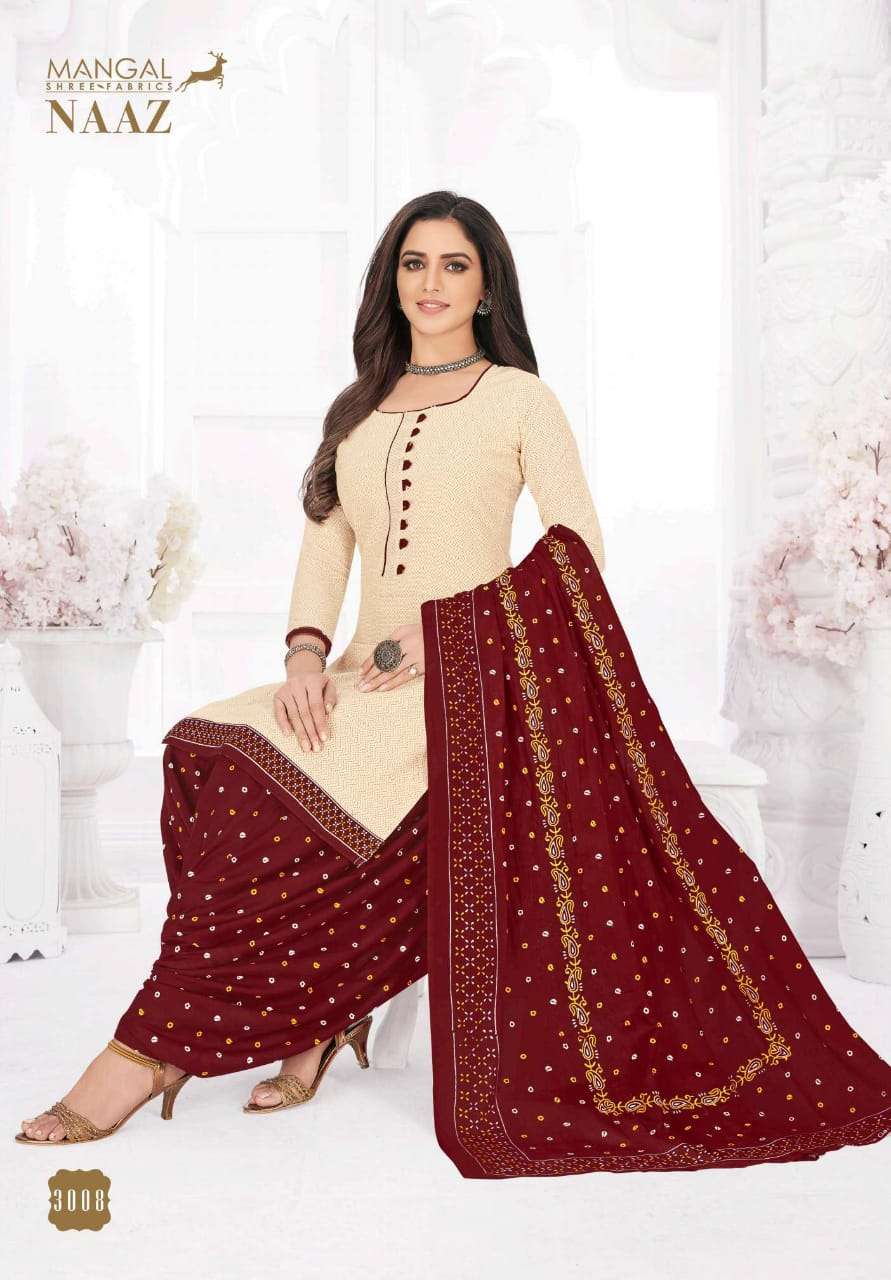 Buy Naaz Vol 3 Mangal Online Whaolesale Supplier Designer Cotton Salwar Suit