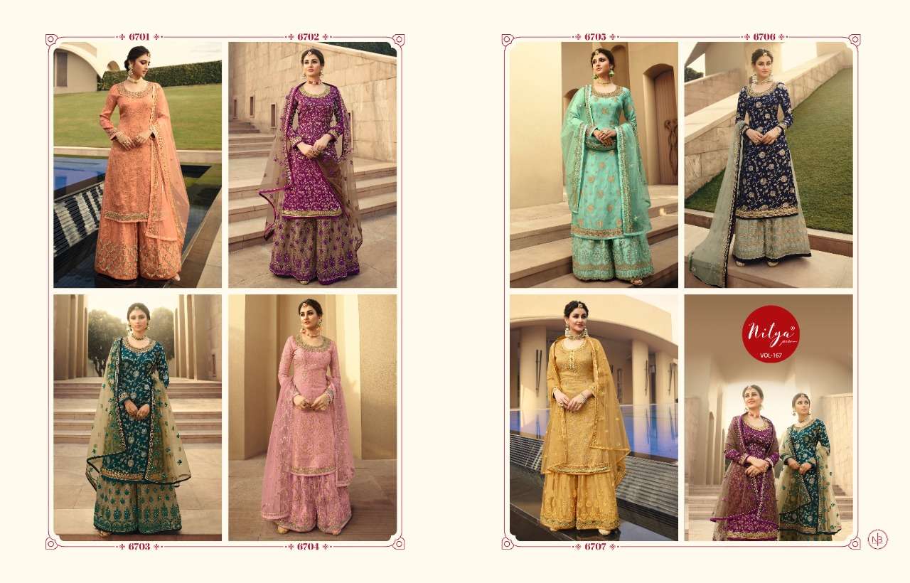 Buy Nitya Vol 167 Lt Wholesale Supplier Online Designer Georgette Salwar Suit
