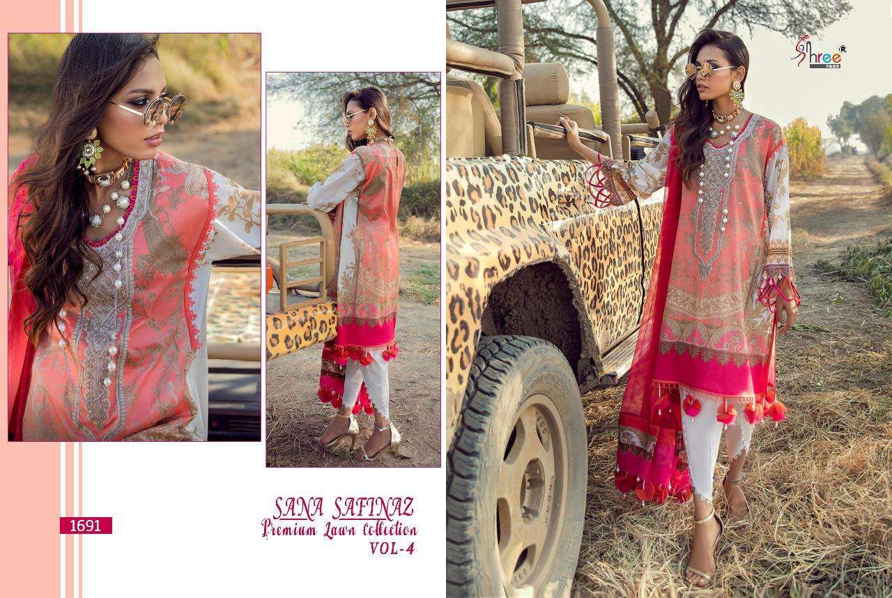 Buy Sana Safinaz Vol 4 Shree Fab Online Wholesale Designer Net Salwar Suit