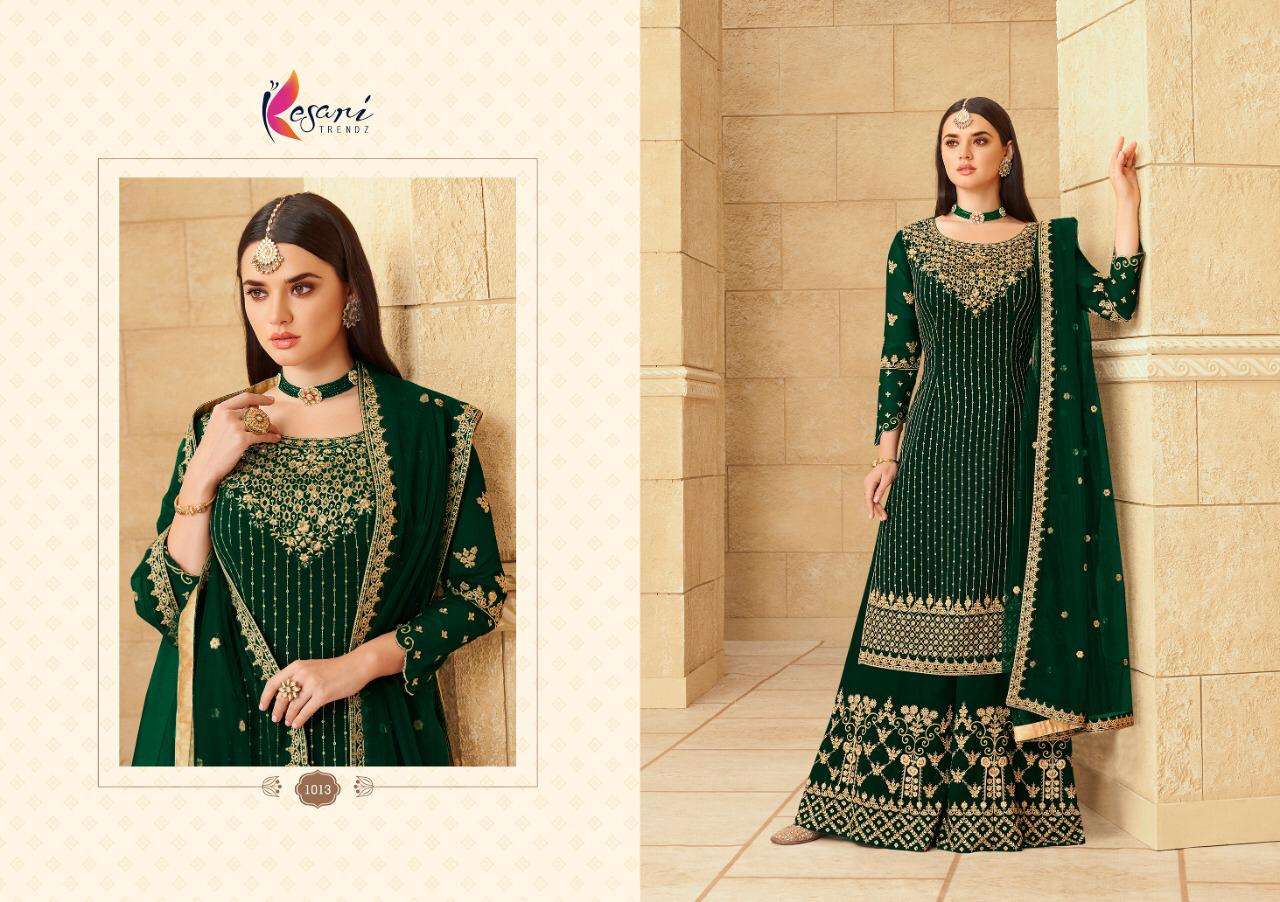 Buy Soni Kudi Vol 3 Kesari Trendz Online Wholesale Supplier Â Designer Georgette Salwar Suit