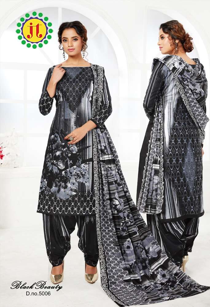 Buy Black Beauty Vol 5 Jt Designer Cotton Salwar Suit