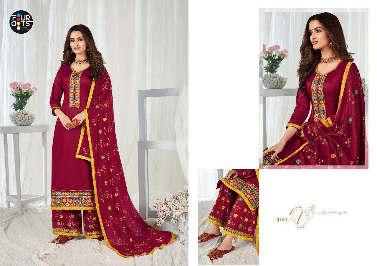 Buy Rupali Kessi Designer Jam Silk Salwar Suit