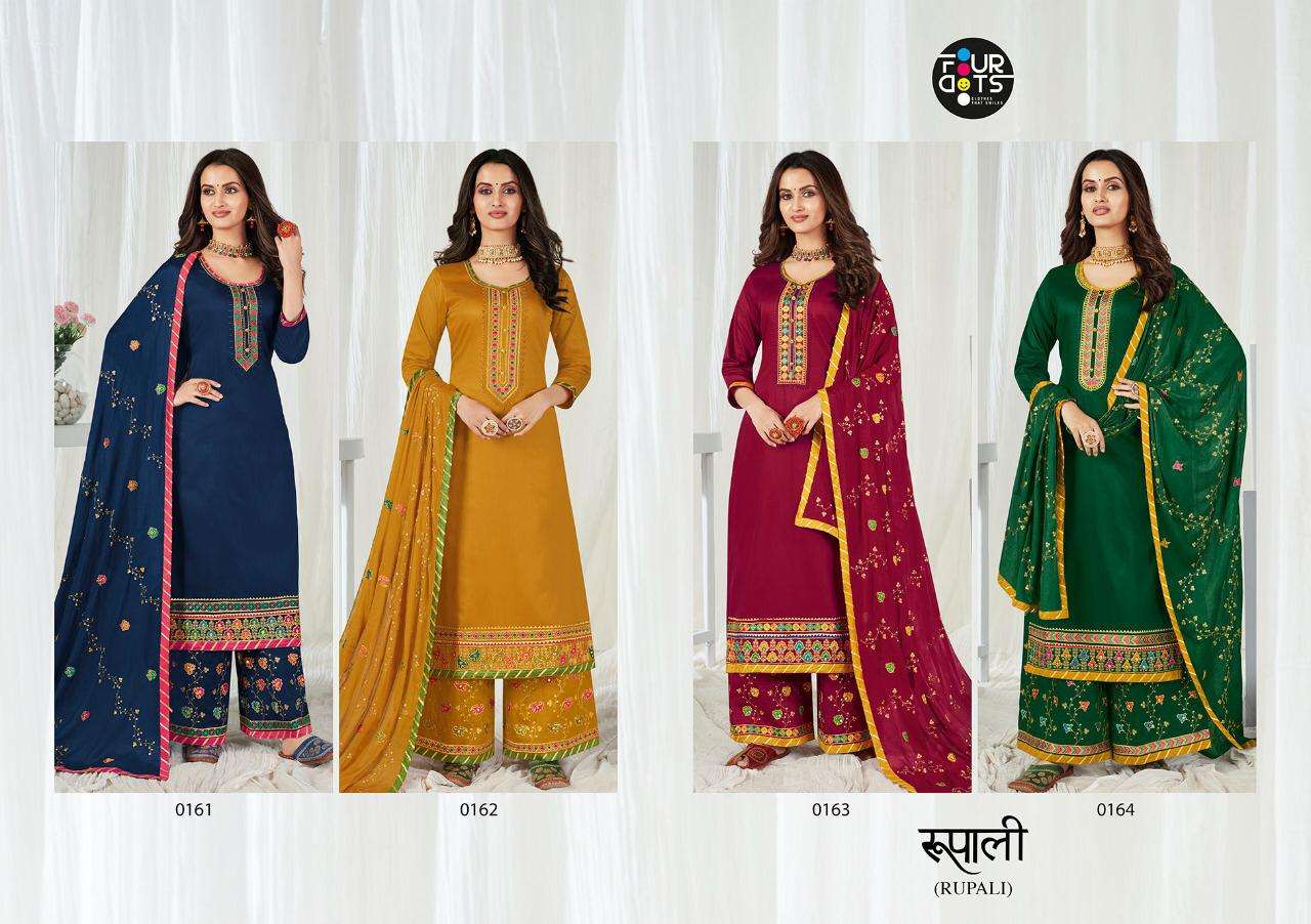 Buy Rupali Kessi Designer Jam Silk Salwar Suit