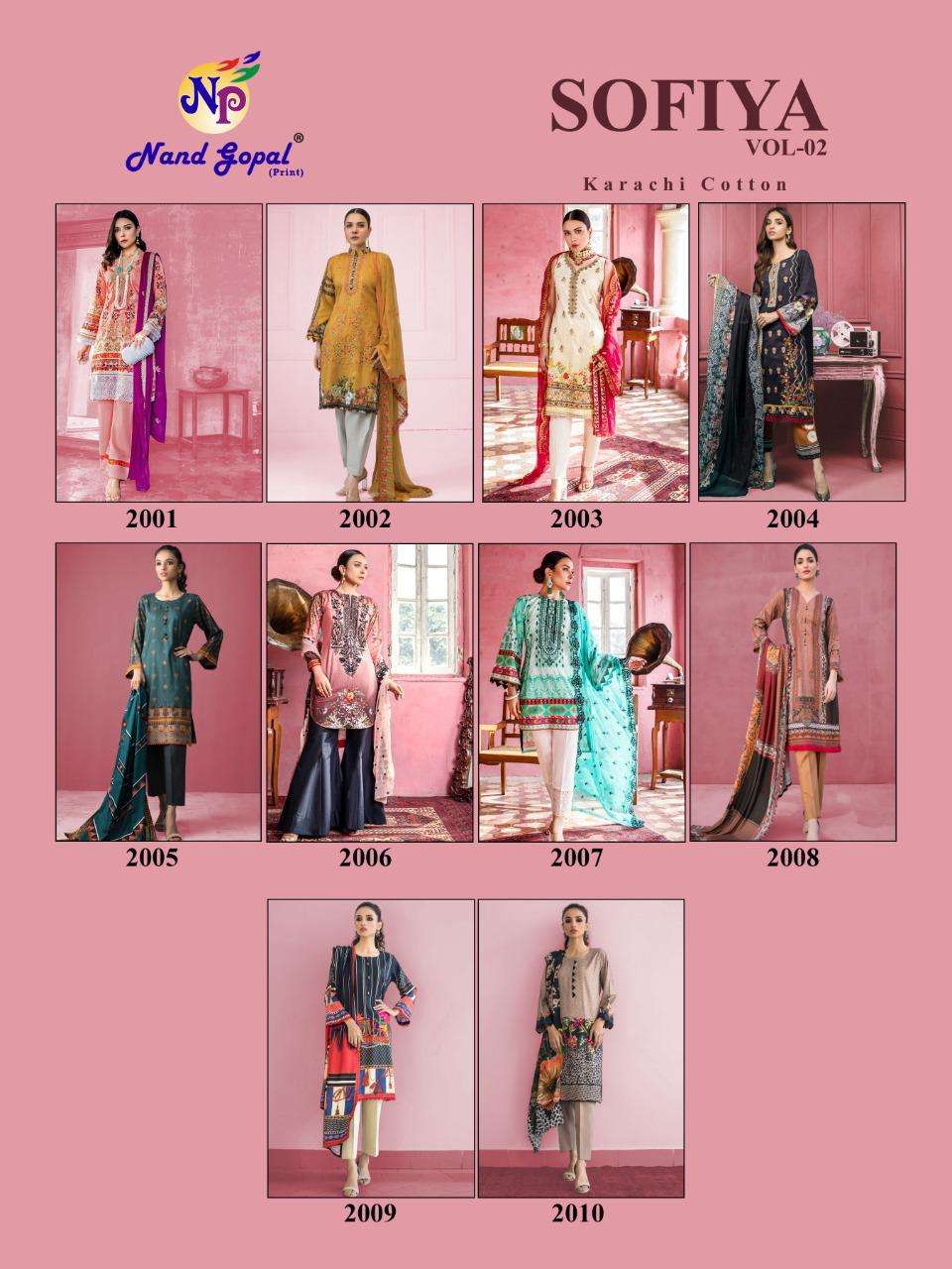 Buy Sofiya Vol 2 Nandgopal Designer Cotton Salwar Suit