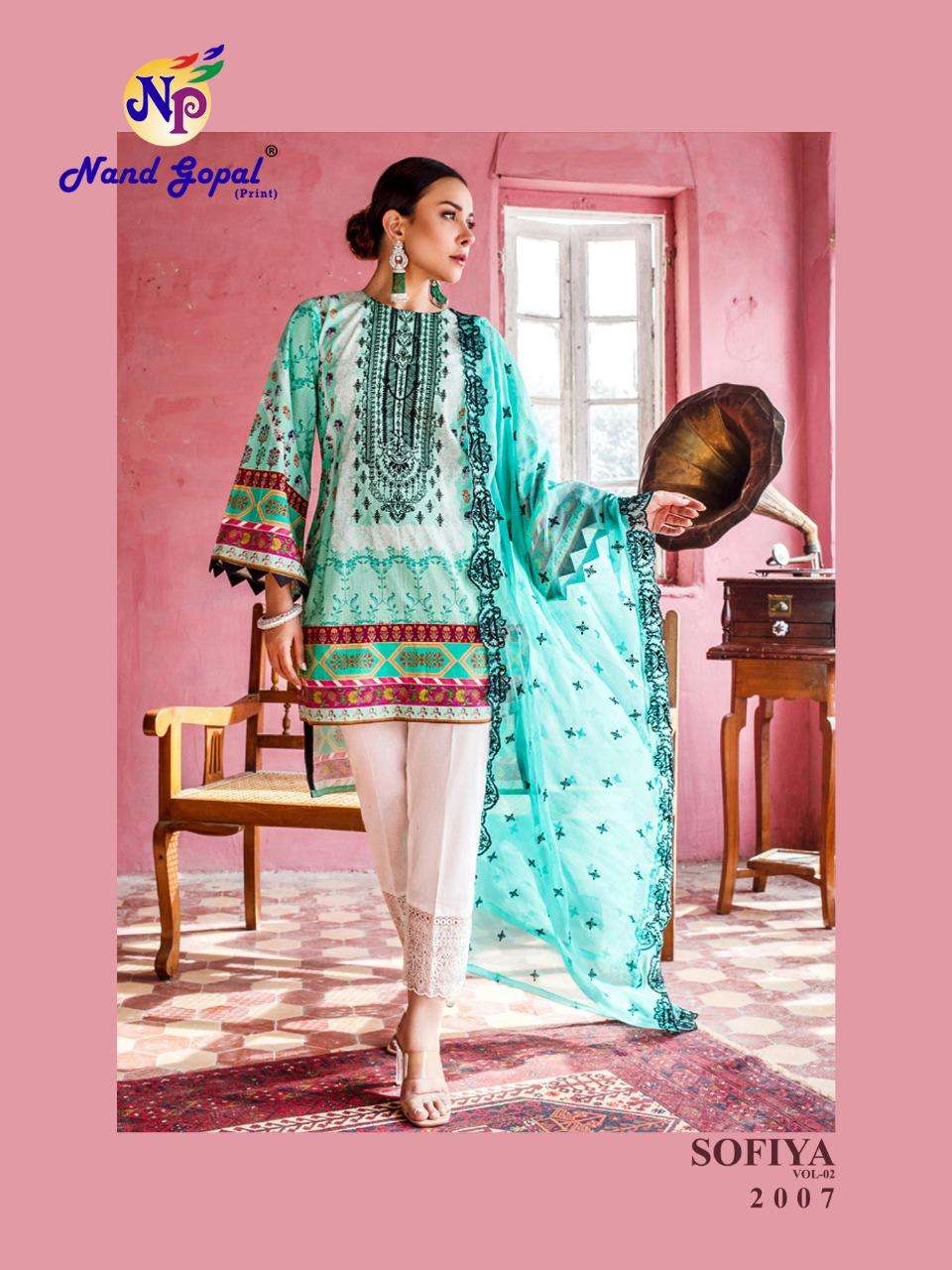 Buy Sofiya Vol 2 Nandgopal Designer Cotton Salwar Suit