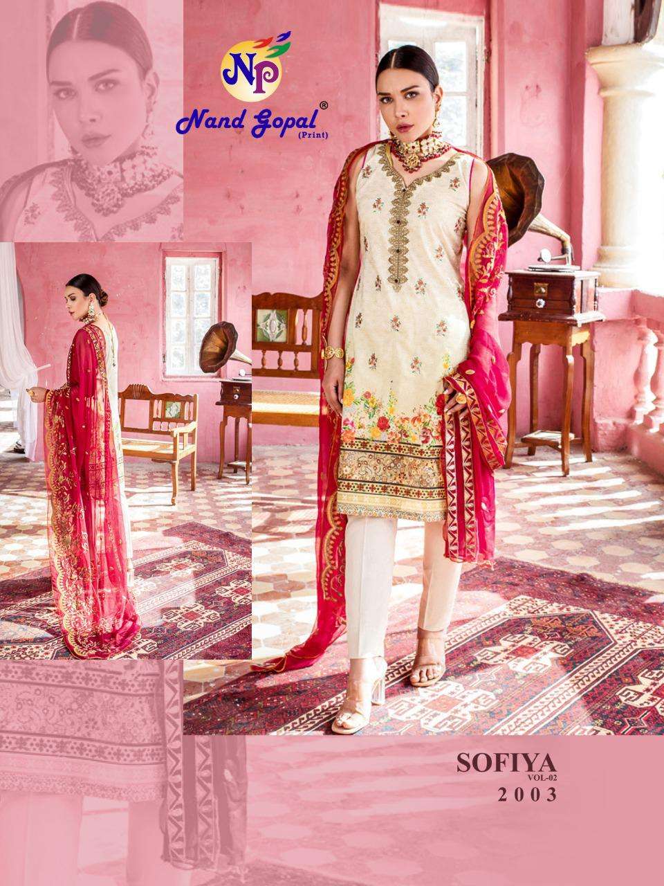 Buy Sofiya Vol 2 Nandgopal Designer Cotton Salwar Suit