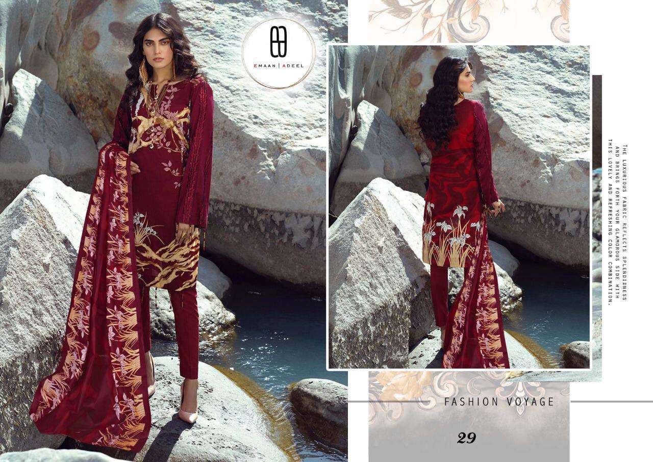 Emaan Adeel Vol 3 Wholesale Pakistani Style Cotton Designer Salwar Suit