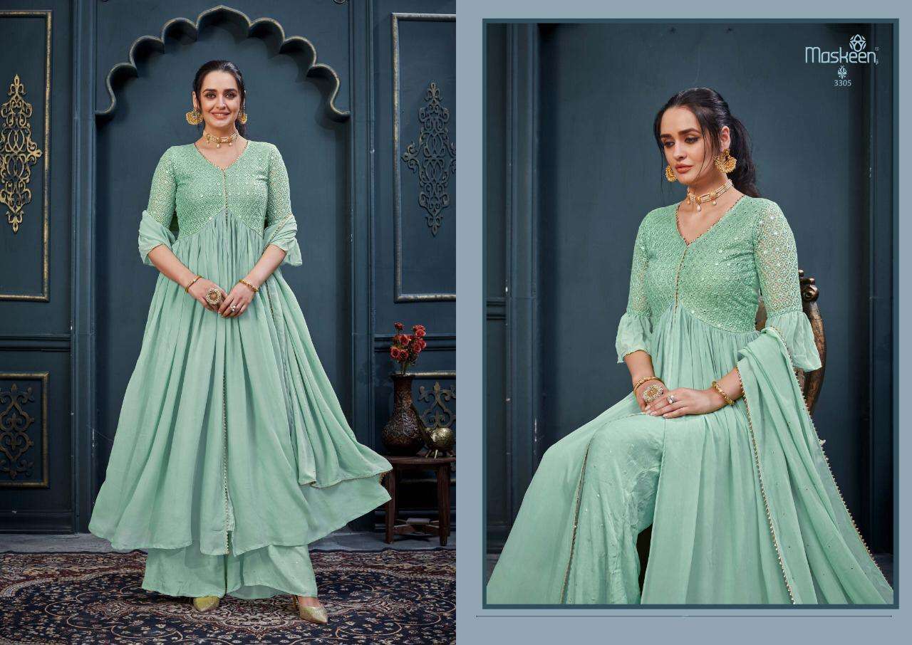 Floris Maskeenji Buy Wholesale Online Party Wear Trader Readymade Salwar Suit