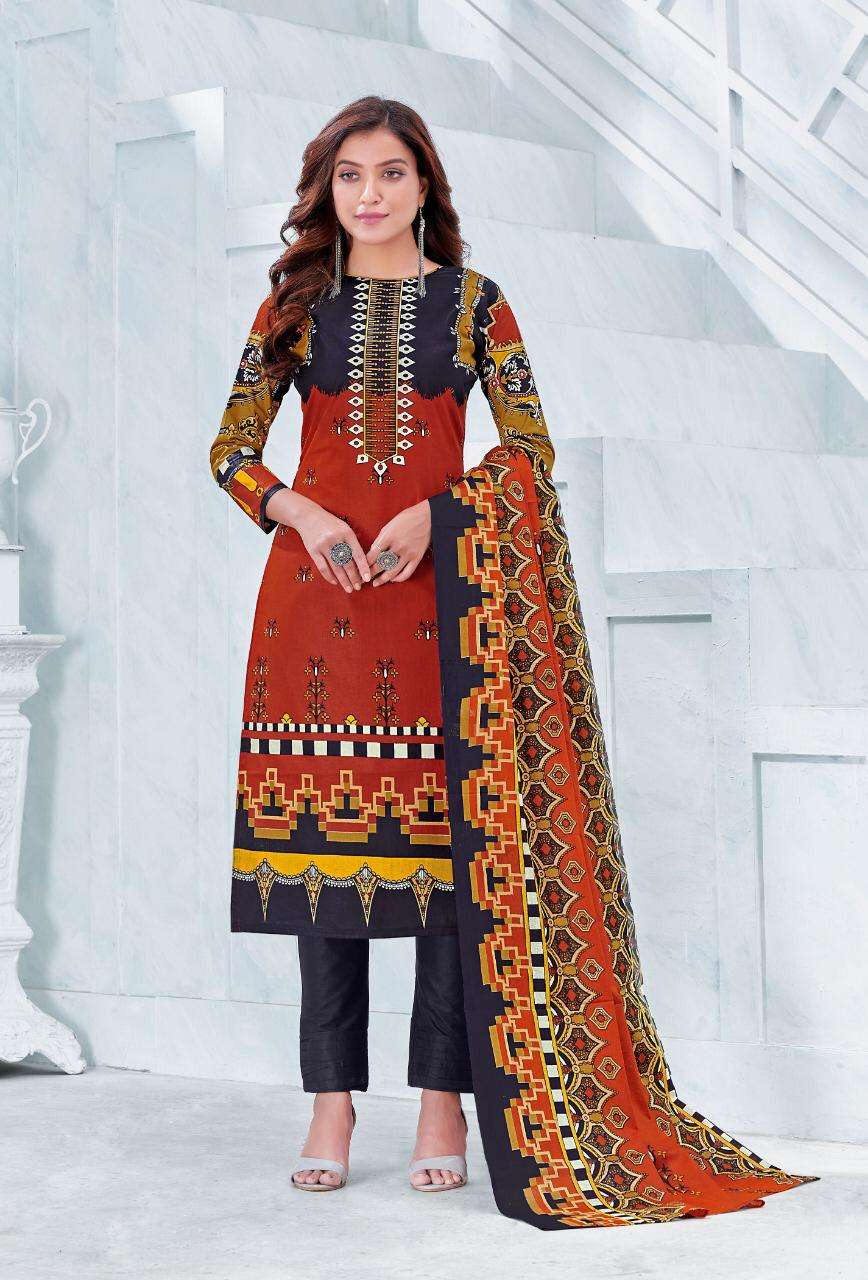 Razia Sultan Vol 33 By Apana Cotton Designer Low Range Cotton Salwar Suit