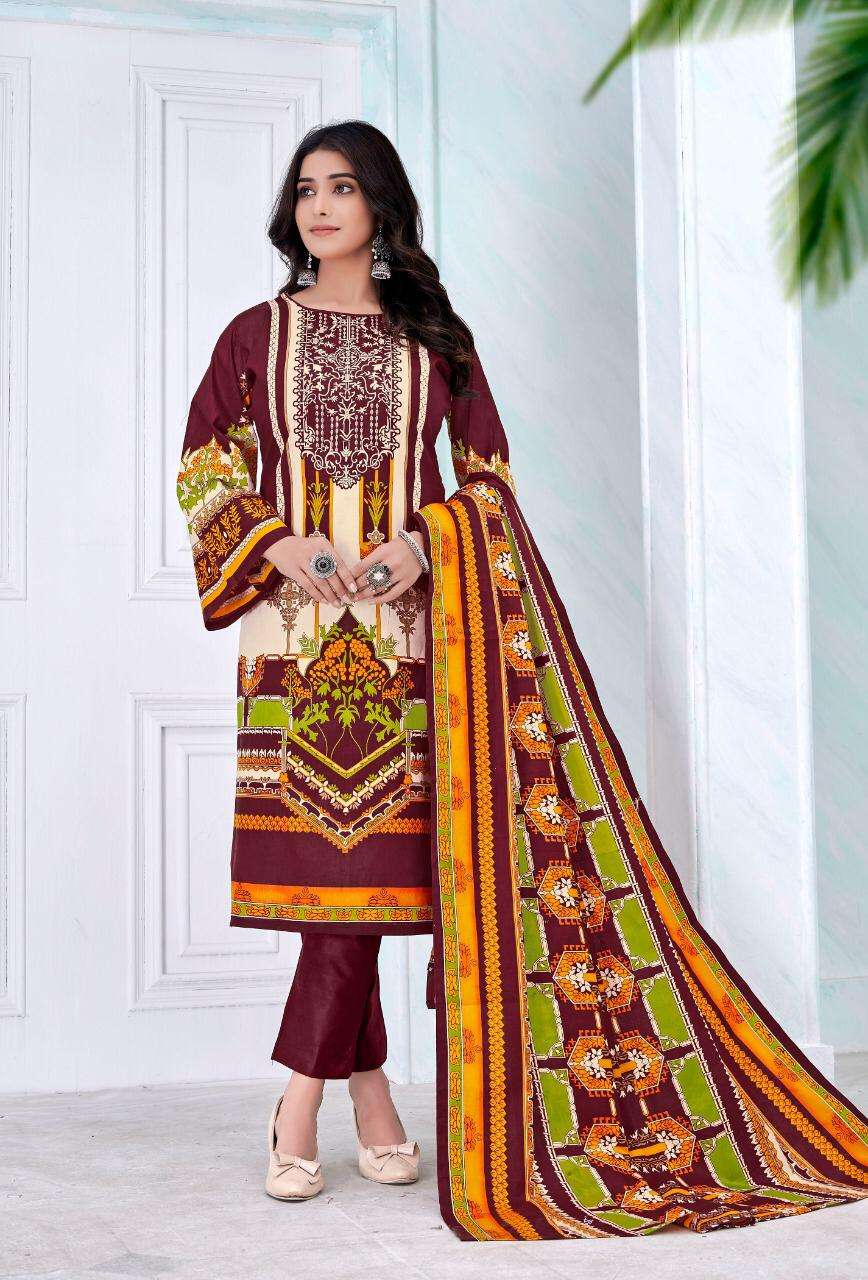 Razia Sultan Vol 33 By Apana Cotton Designer Low Range Cotton Salwar Suit