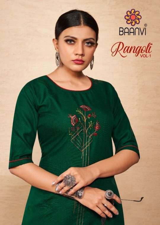 Baanvi Rangoli Vol 1 By Cotton Wholesale Online Supplier Lowest Price Kurtis Pant
