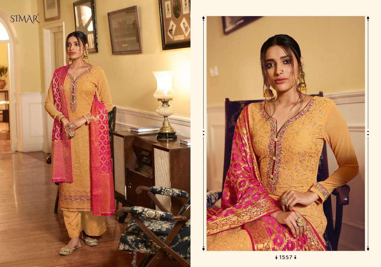 Falaknama By Glossy Wholesale Online Supplier Dealer Celebrity Party Wear Salwar Suit Catalog Set