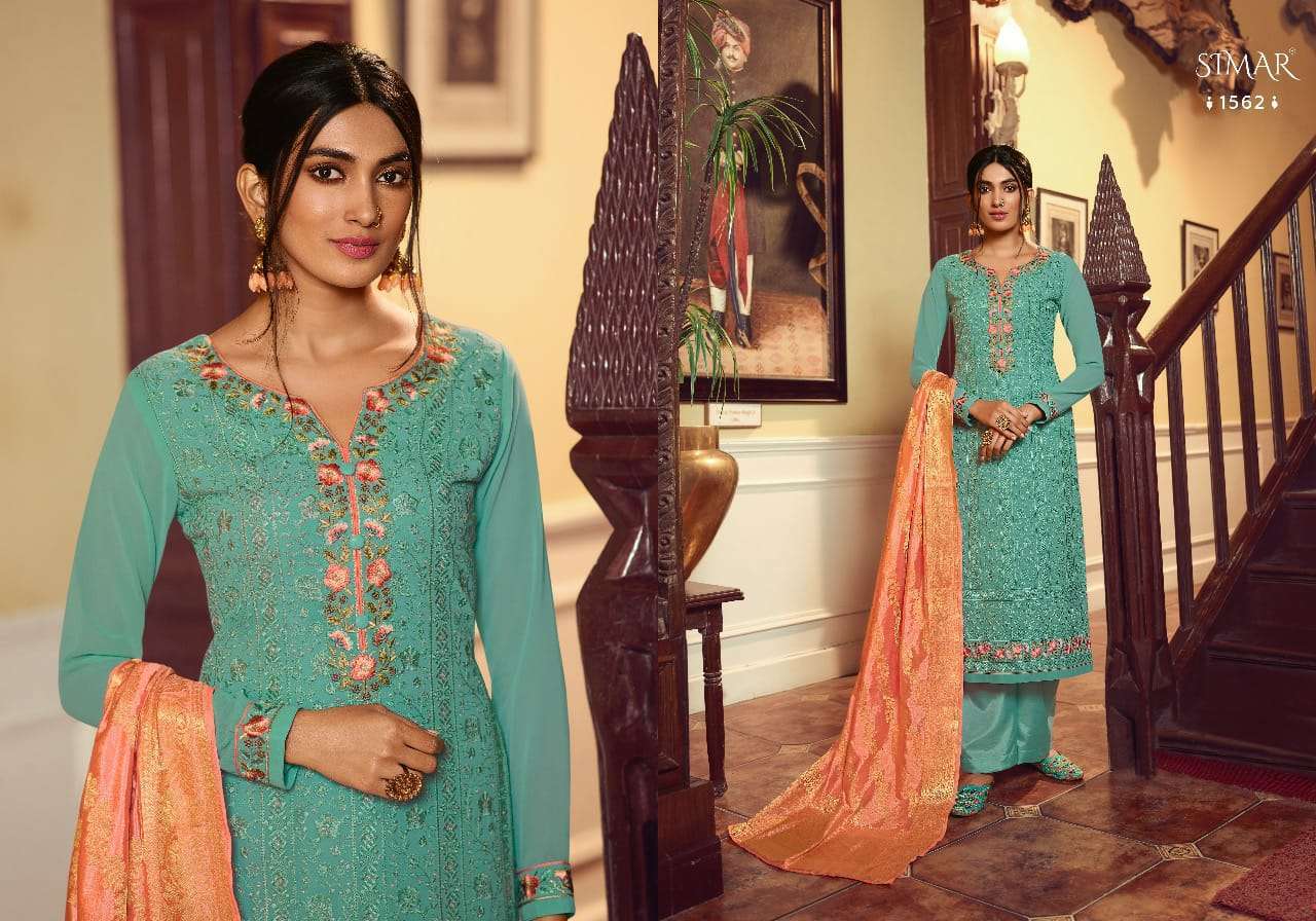 Falaknama By Glossy Wholesale Online Supplier Dealer Celebrity Party Wear Salwar Suit Catalog Set