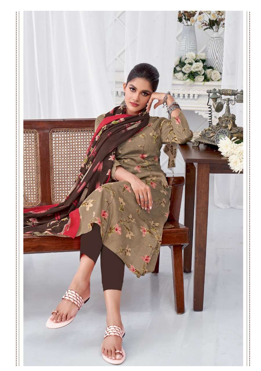 Nitya Vol 4 By Suryajyoti Wholesale Online Supplier Cotton Lowest Price Trader Dealer Salwar Suit Catalog Set