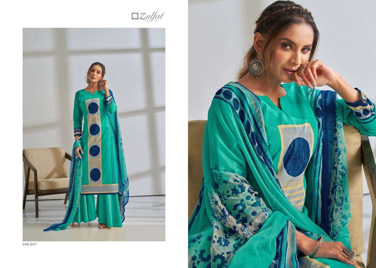 Summer Grace By Zulfat Designer Suits Wholesale Supplier Dealer Cotton Party Wear Salwar Suit Catalog Set