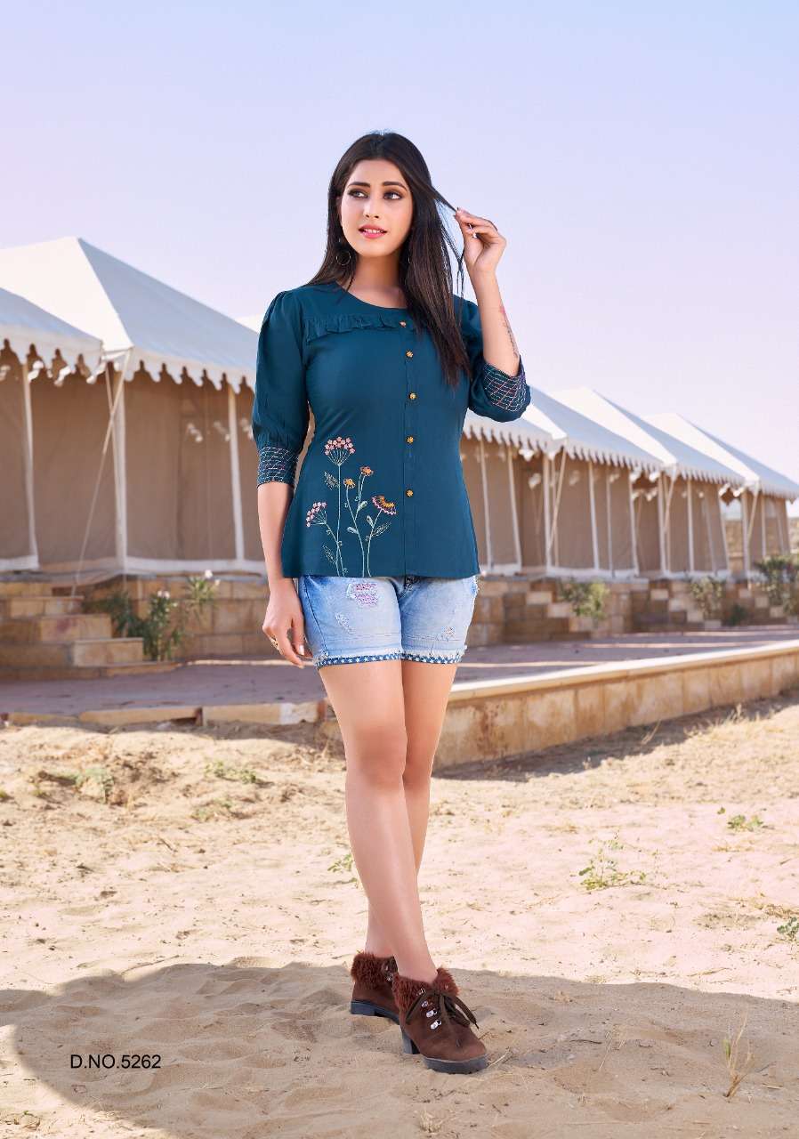 Yami Topsy Vol-13 By Rayon Wholesale Online Tunic Catalog Set