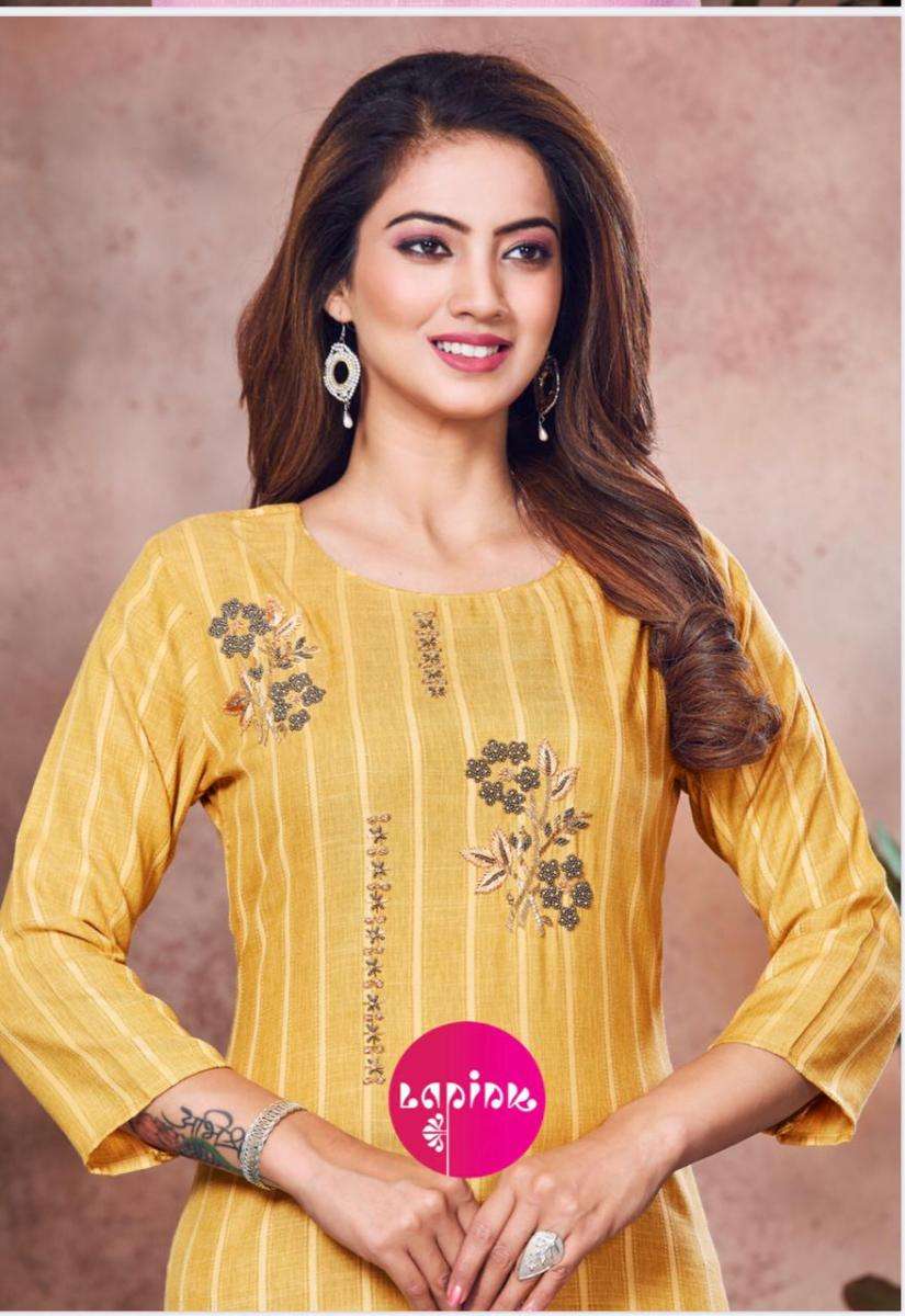 Zeel By La Pink Designer Party Wear Classy Wholesale Supplier Online Lowest Price Kurtis Pant Catalog Set