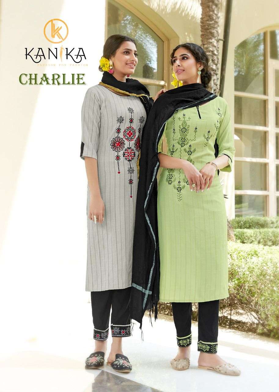 Charlie By Kanika Premium Designer Party Wear Collection Wholesale Supplier Online Lowest Price Cheapest Kurtis Catalog Set