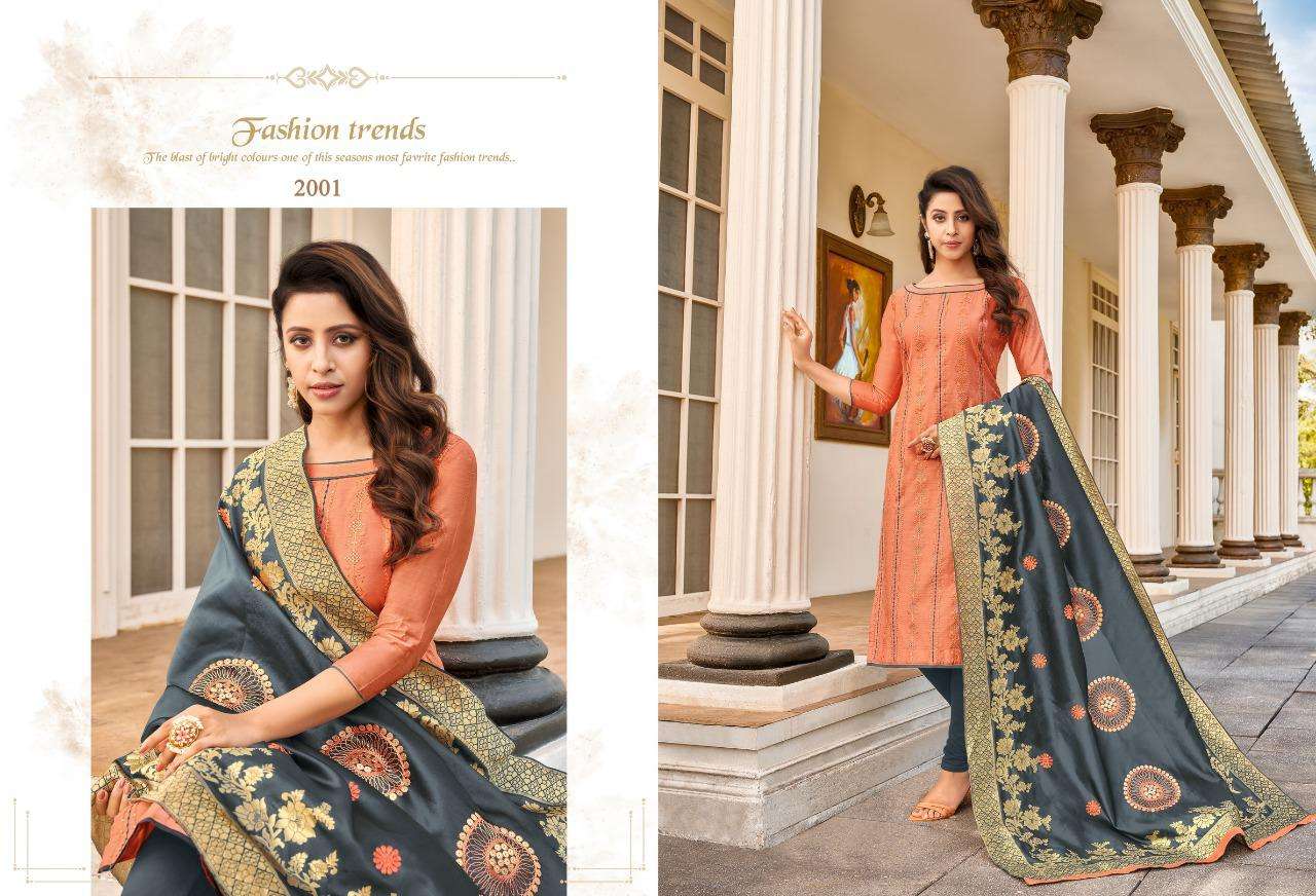 Dulhan Vol 2 By Shagun Lifestyle Designer Party Wear Banarasi Wholesale Supplier Online Salwar Suit Catalog Set