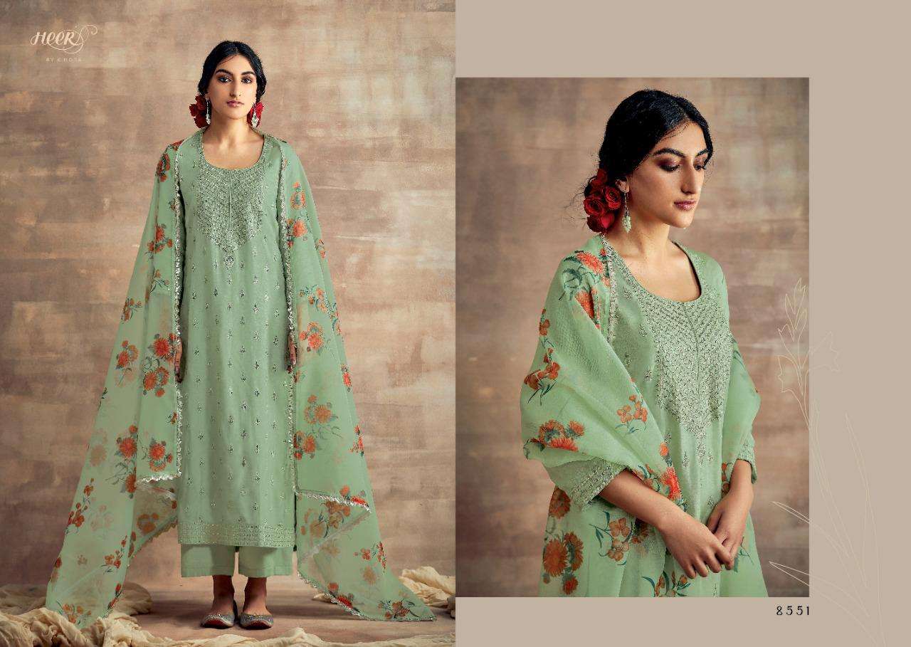 Heer Vol 99 Kimora Designer Party Wear Collections Lowest Cheapest Price Salwar Suit Catalog Set