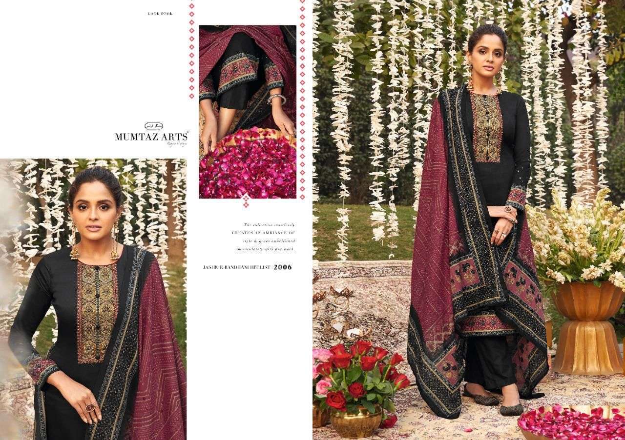 Jash E Bandhani Hit List By Mumtaz Arts Premium Designer Party Wear Collection Wholesale Supplier Online Lowest Price Cheapest Salwar Suit Catalog Set