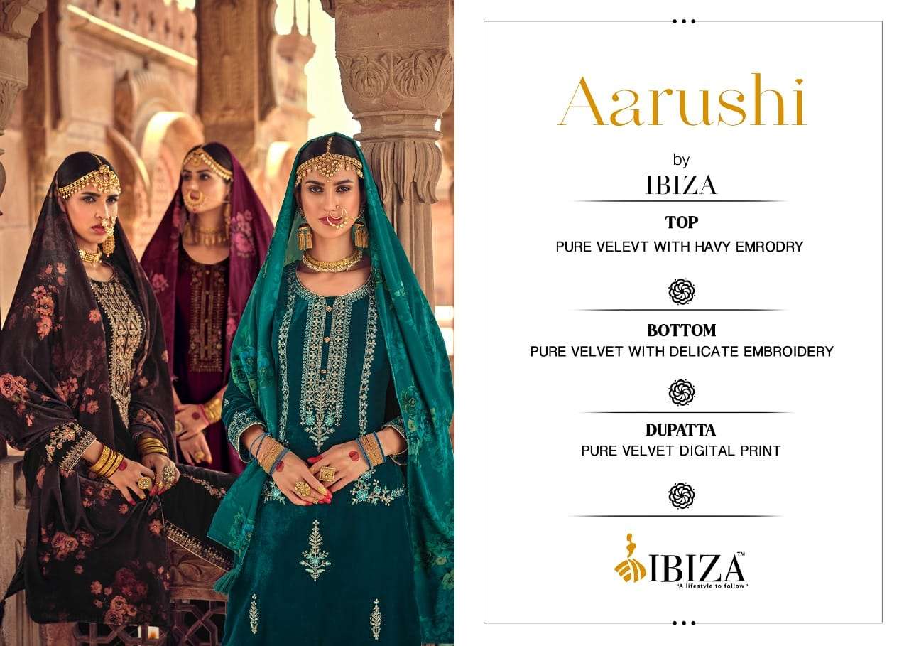 Aarushi By Ibiza Dealer Premium Designer Party Wear Collection Wholesale Supplier Online Surat Lowest Price Cheapest Salwar Suit Catalog