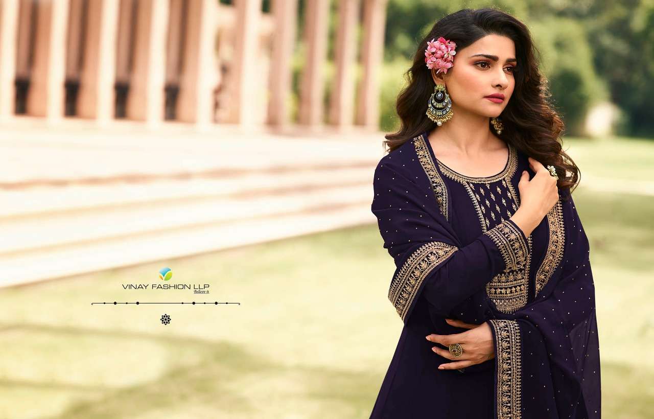 Attraction By Vinay Fashion Party Wear Designer Collection Lowest Price Cheapest Salwar Suit Catalog Set