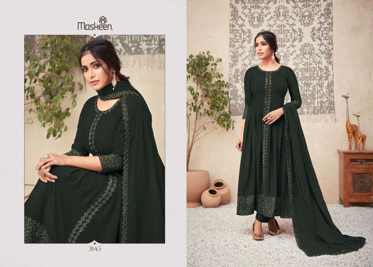 Shehnaaz By Maskeenji Premium Designer Party Wear Collection Wholesale Supplier online Lowest Price Cheapest Kurtis With Pant Dupatta Catalog