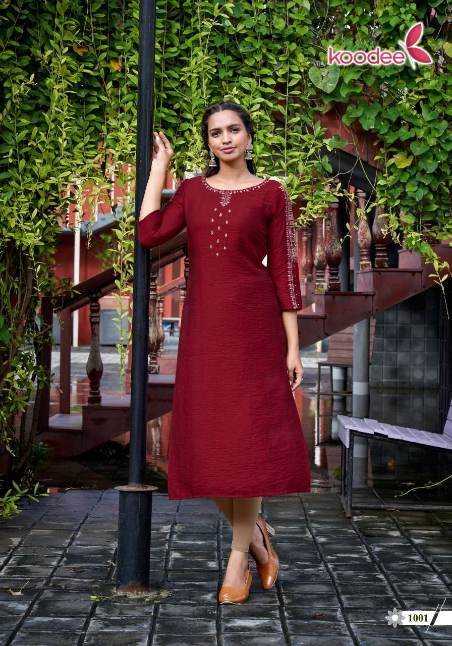 Koodee Fashion Veer Vol 2 Latest Designer Party Wear Collection Wholesale Supplier Online Lowest Price Cheapest Kurtis Catalog