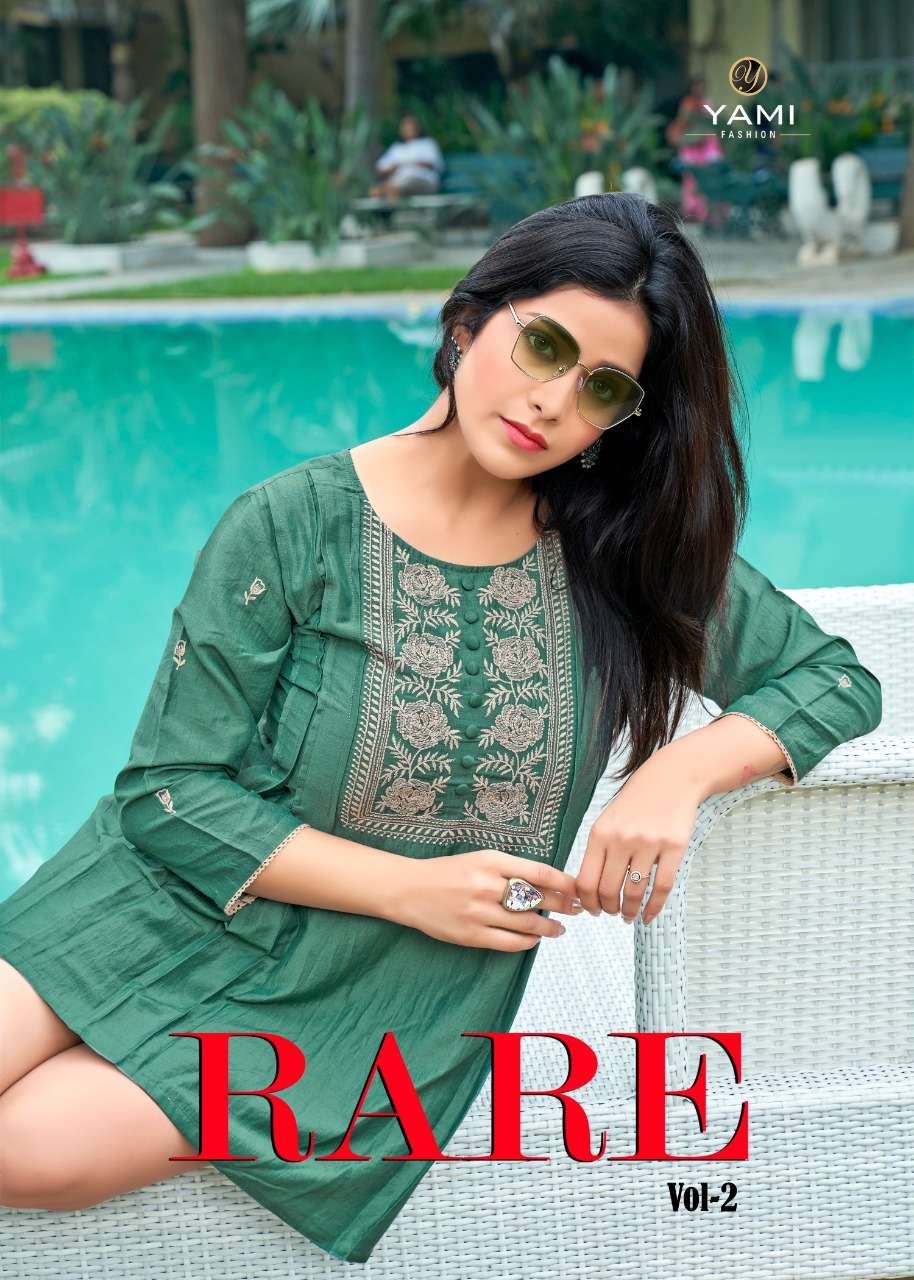 Yami Fashion By Rare Vol 2 Designer Party Wear Collection Wholesale Supplier Online Lowest Price Cheapest Kurtis Catalog