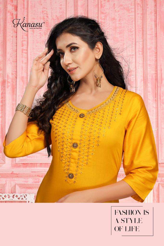 Love By Kanasu Kurtis Latest Designer Jam Cotton Straight Cut Designer Kurtis Wholesale Supplier Online Catalog