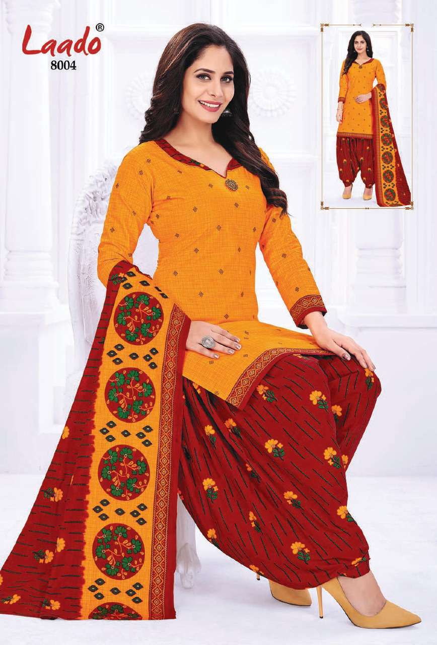 Priti Patiyala Vol 8 By Laado Prints Wholesale Supplier Online Printed Cotton Dress Materials Lowest Price Cheapest Salwar Suit Catalog