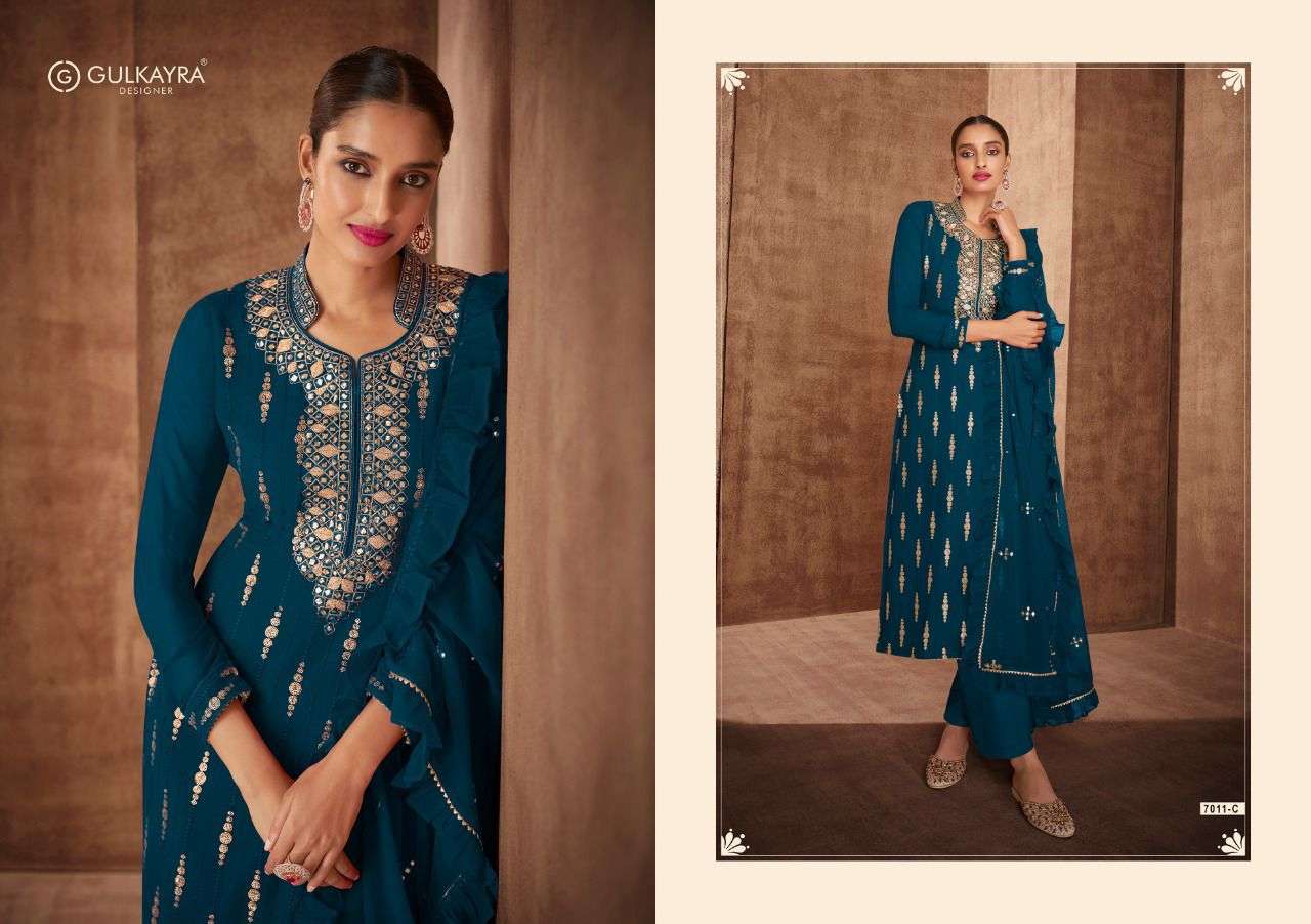 Naira By Gulkayra Premium Designer Fancy Ladies Style Wholesale Supplier Online Georgette Lowest Price Cheapest Salwar Suit Catalog