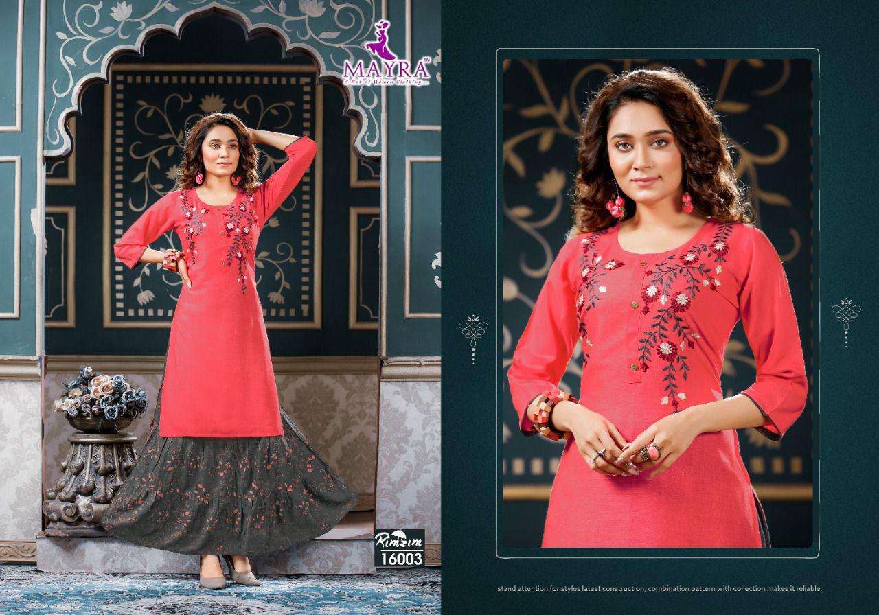 Rim Zim Mayra Latest Designer Gowns Collection Kurtis Lowest Price Wholesale