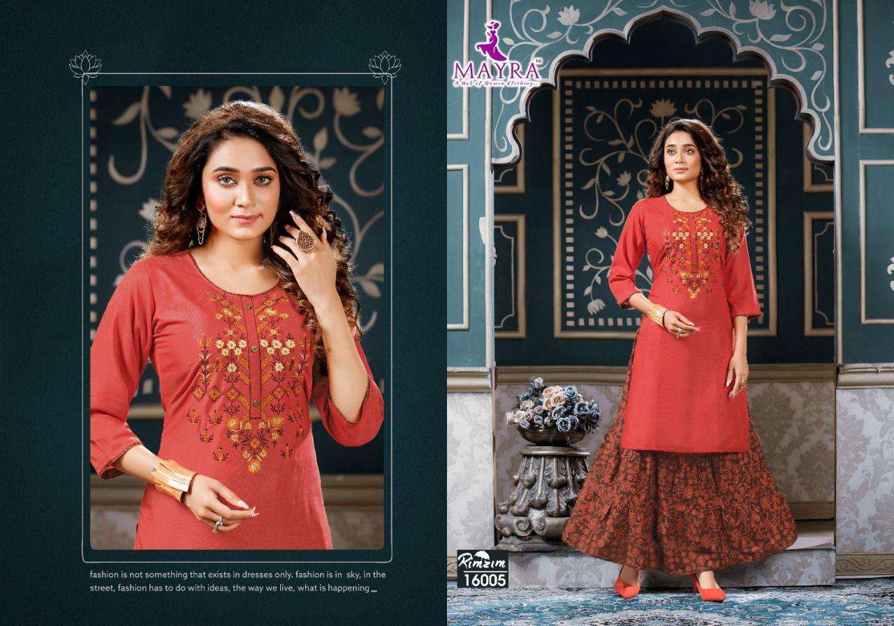 Rim Zim Mayra Latest Designer Gowns Collection Kurtis Lowest Price Wholesale