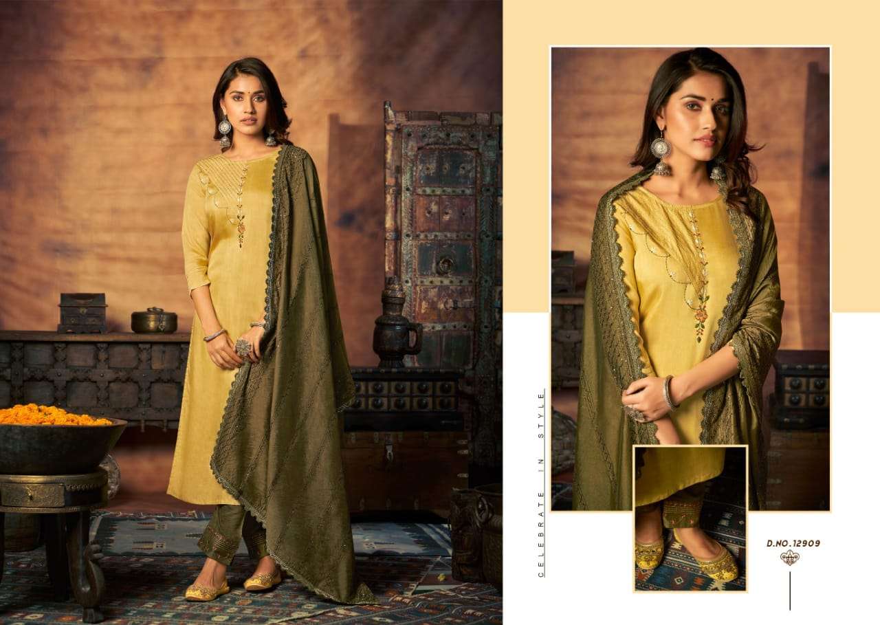Maher Kalaroop Kajree Premium Designer Party Wear Collection Wholesale Price Readymade Salwar Suit Set