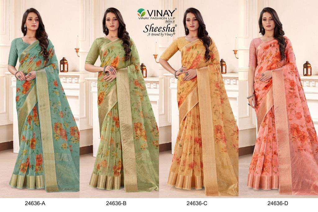 Ns 24636 Vinay Fashion Premium Designer Collection Wholesale Price Lowest Sarees Set