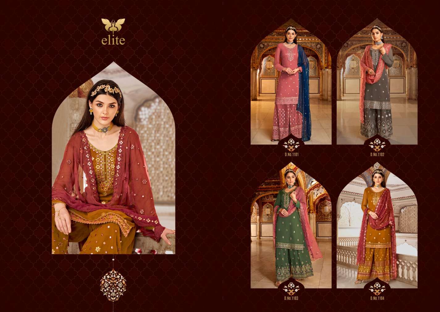 Elite By Mohini Fashion Readymade Wholesale Lowest Price Salwar Suit Set