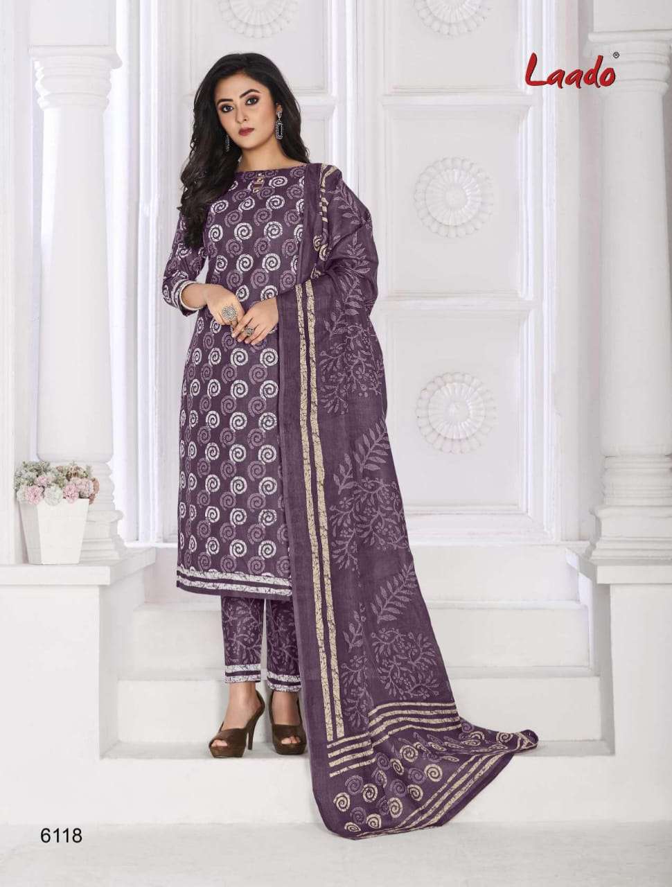 Laado Vol 61 By Hanuman Printed Cotton Dress Wholesale online Lowest Price Salwar Suit Set