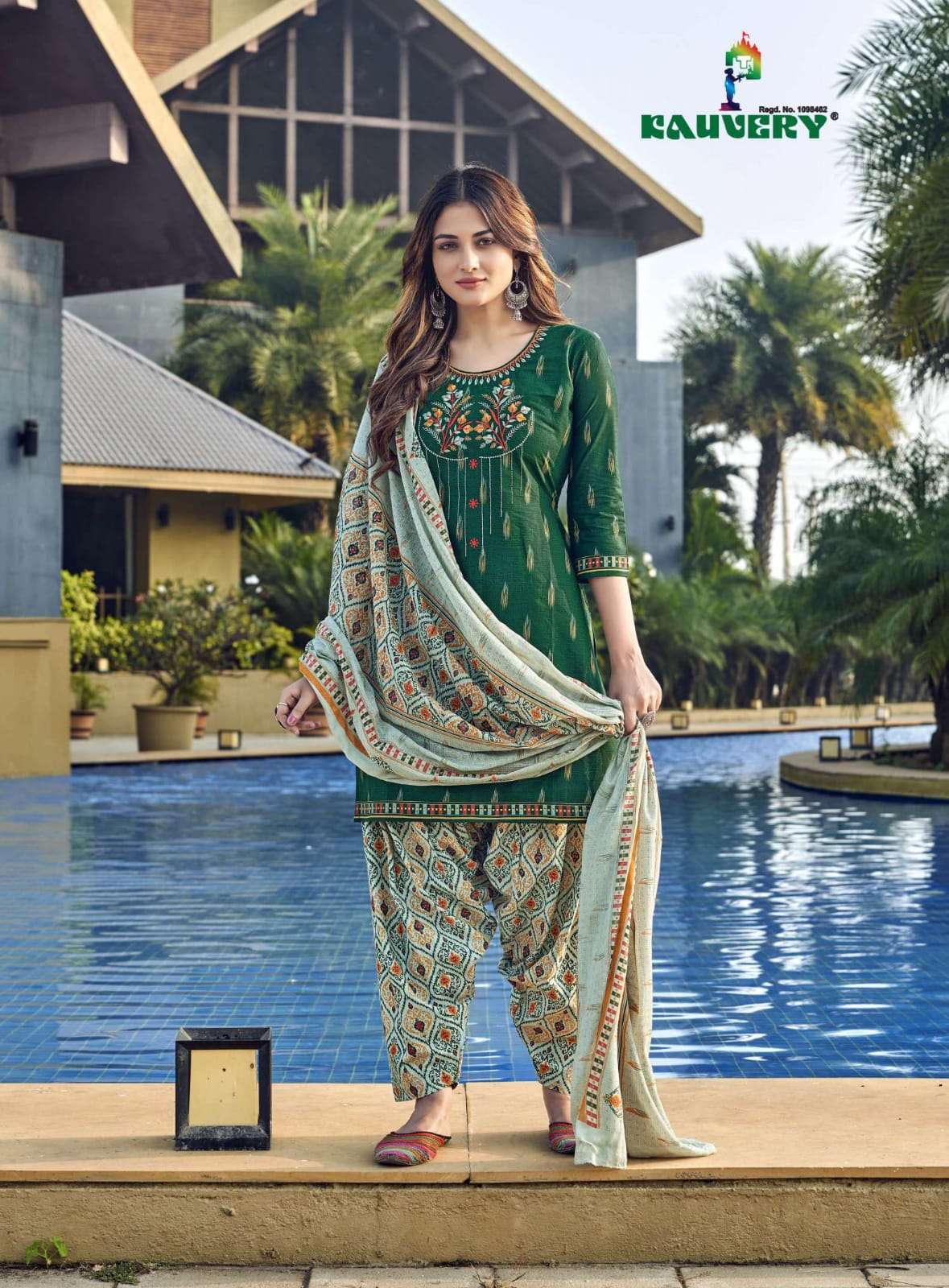 Nyraa Vol 3 By Kauvery Embroidery Cotton Wholesale Online Lowest Price Salwar Suit Readymade Set